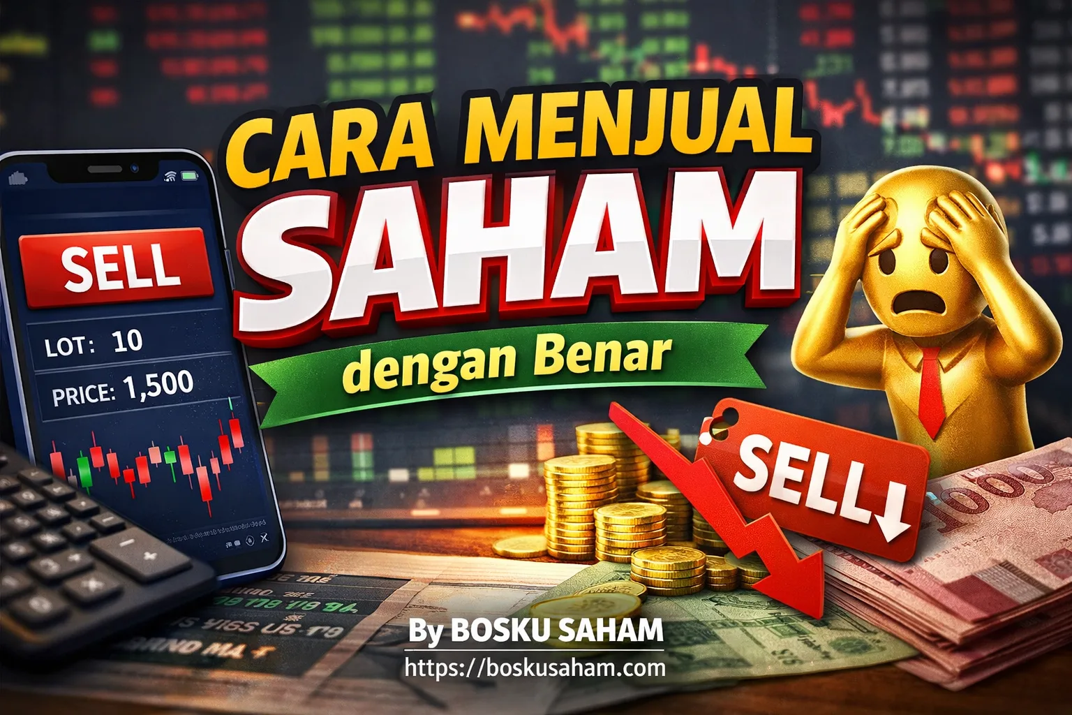 6 cara jual saham