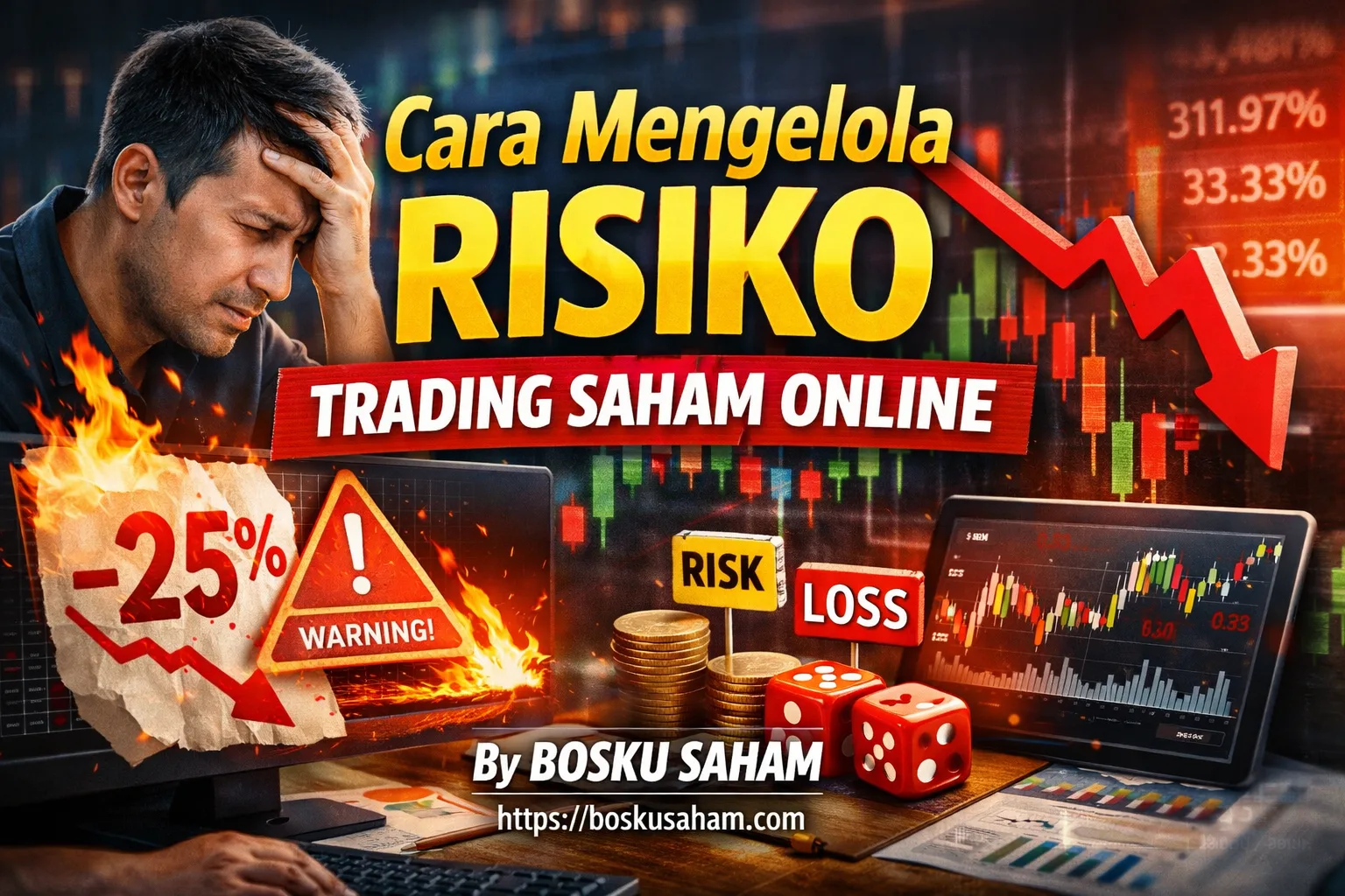 Cara Mengelola Risiko Trading Saham Online