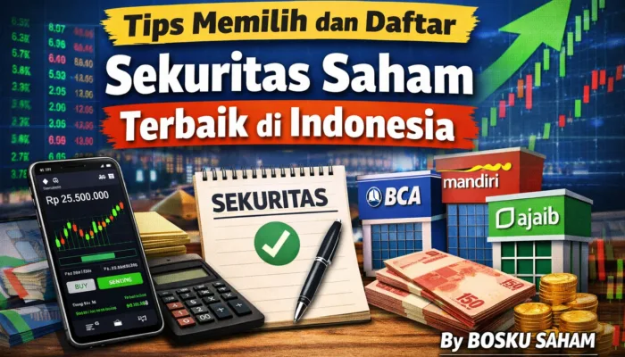 Tips Memilih dan Daftar Sekuritas Saham Terbaik di Indonesia (Panduan Pemula)
