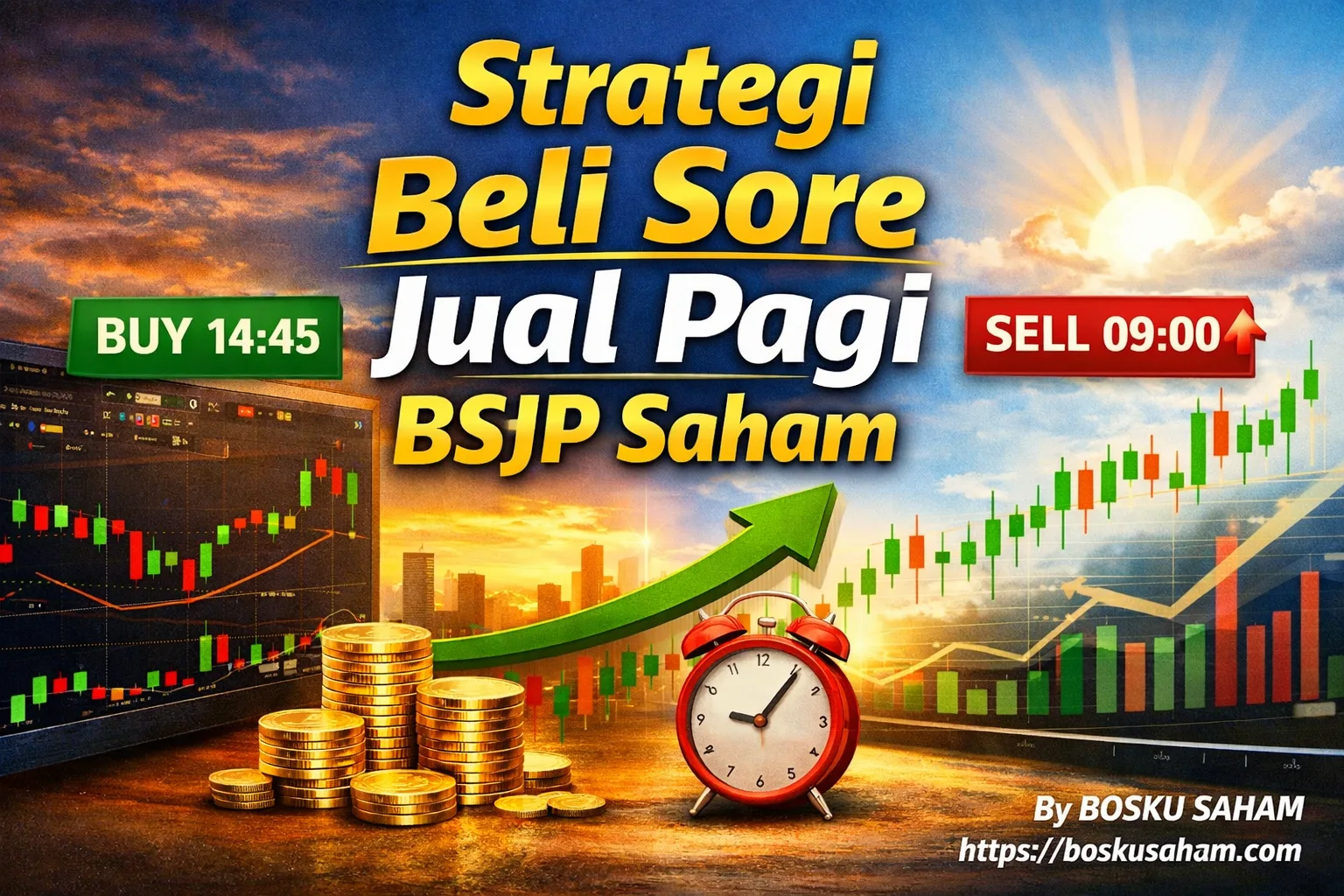 Strategi Beli Sore Jual Pagi BSJP Saham