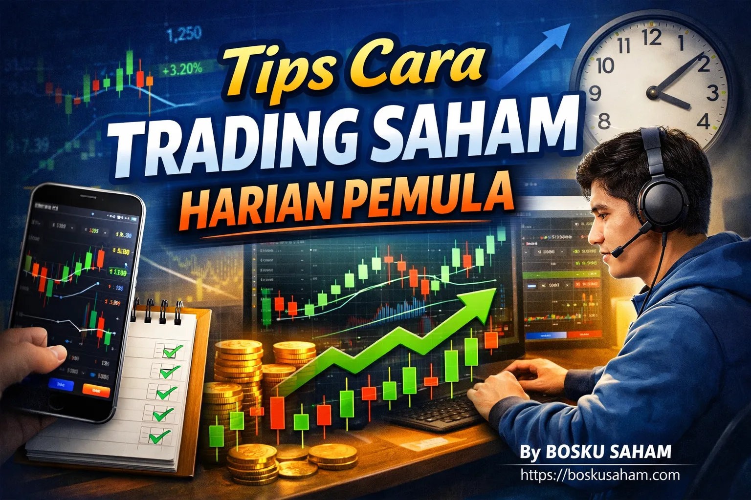 Tips Cara Trading Saham Harian Pemula